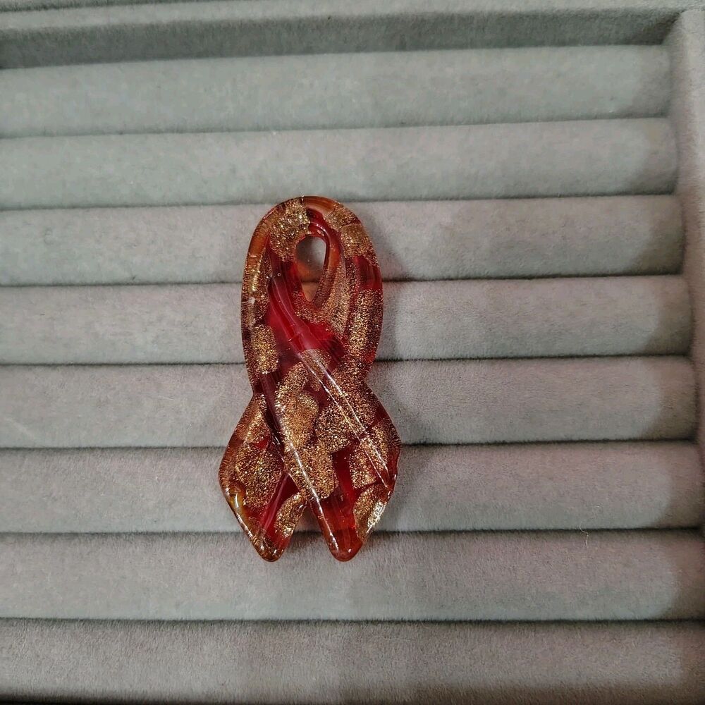 Murano Inspired Glass Pendant